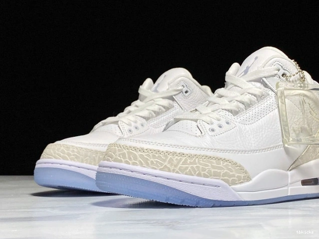 Rep TBK Retro 136064-111 White Triple 3 Air Jordan 0729